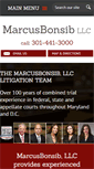 Mobile Screenshot of marcusbonsib.com